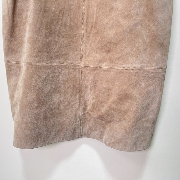 River Island Beige Premium Suede Cami Top sz M - Picture 4 of 10